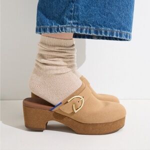 Rothy's The Classic Clog Shoe Butternut Size 8.5 Brown Tan